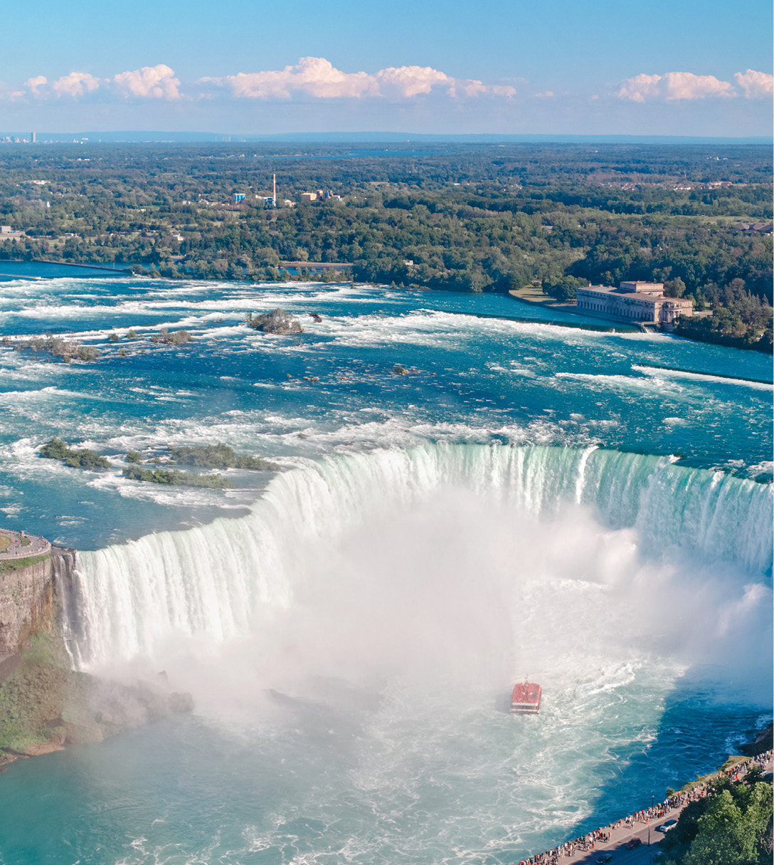 Les Chutes Niagara vues de l’air